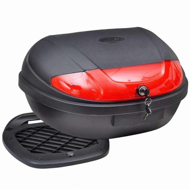 vidaXL バイク用トップケース 72L ヘルメット2個用自動車&amp;部品 自動車部品&amp;アクセサリー 車両収納&amp;カーゴ バイク用 バッグ・荷物入れ(代引不可)【送料無料】