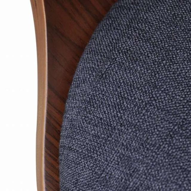 vidaXL ダイニングチェア 6点 曲木細工&布製 ダークグレー家具 チェア キッチン・ダイニングルームチェア(代引不可)【送料無料】_5