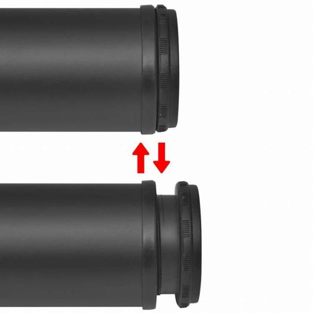 vidaXL テーブル脚 4点 高さ調節可能 ブラック 1100mm家具 テーブル用品 テーブル脚(代引不可)【送料無料】_2