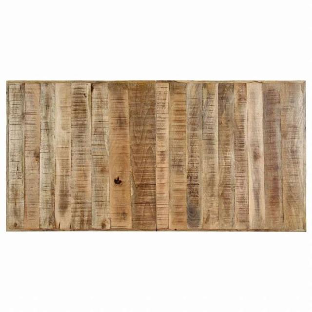 vidaXL ダイニングテーブル 140x70x75cm マンゴー無垢材 (粗目)家具 テーブル キッチン・ダイニングルームテーブル(代引不可)【送料無料】_5