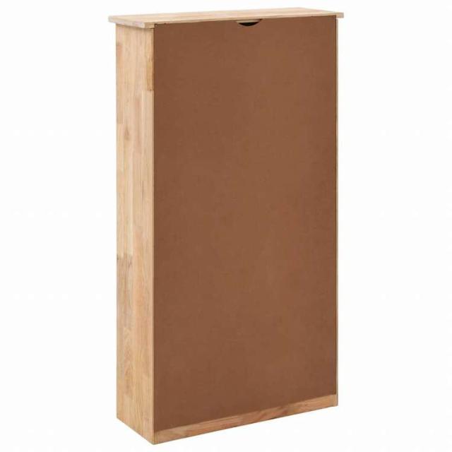 vidaXL シューズ収納キャビネット 55x20x104cm ウォールナット無垢材ホーム&ガーデン 家事用品 収納&オーガナイザー 衣類・ワードローブ収納 シューズラック・整理収納(代引不可)【送料無料】_3