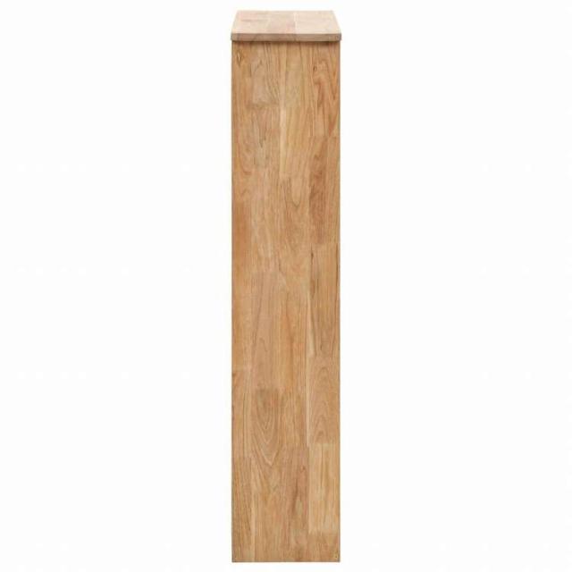 vidaXL シューズ収納キャビネット 55x20x104cm ウォールナット無垢材ホーム&ガーデン 家事用品 収納&オーガナイザー 衣類・ワードローブ収納 シューズラック・整理収納(代引不可)【送料無料】_4