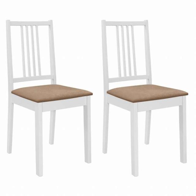 vidaXL ダイニング3点セット MDF ホワイト家具 家具セット キッチン・ダイニング 家具 Sets(代引不可)【送料無料】_6