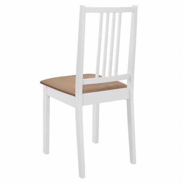 vidaXL ダイニング3点セット MDF ホワイト家具 家具セット キッチン・ダイニング 家具 Sets(代引不可)【送料無料】_9