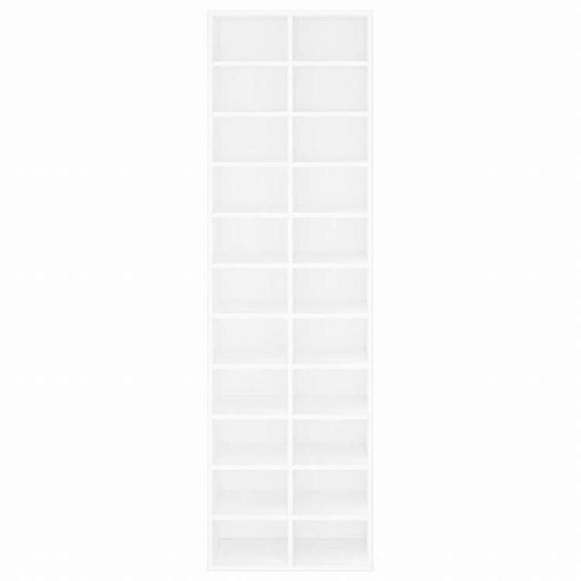 vidaXL シューズキャビネット ホワイト 54x34x183cm パーティクルボードホーム&ガーデン 家事用品 収納&オーガナイザー 衣類・ワードローブ収納 シューズラック・整理収納(代引不可)【送料無料_3