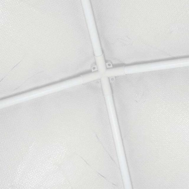 vidaXL パーティーテント 2x2m ホワイトホーム&ガーデン 芝&ガーデン