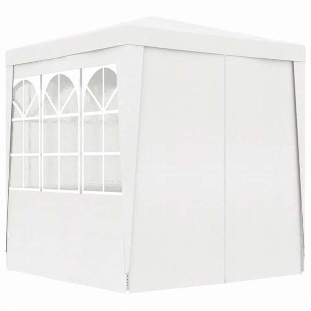 vidaXL プロ仕様 パーティーテント 側壁付き 2.5×2.5m ブルー 90g/m[2