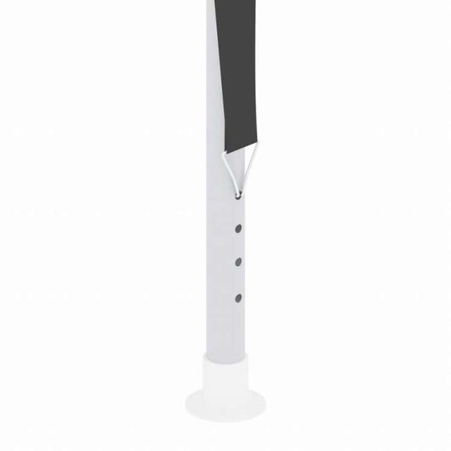 vidaXL プロ仕様 パーティーテント 側壁付き 2x2m アントラシート 90g/m2ホーム&ガーデン 芝&ガーデン アウトドアリビング アウトドアストラクチャー キャノピー・ガゼボ(代引不可)【送料無料】_6