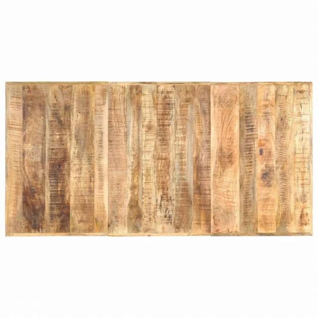 vidaXL ダイニングテーブル 180x90x76cm マンゴー無垢材 (粗目)家具 テーブル キッチン・ダイニングルームテーブル(代引不可)【送料無料】_3