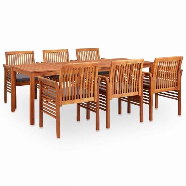 はる　 vidaXL バーセット3点 アカシア無垢材 家具 アウトドア家具 屋外