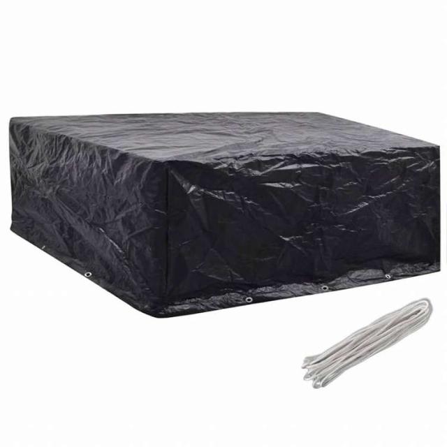 vidaXL ガーデン家具カバー 2点 10穴 260x260x90 cm家具 屋外家具アクセサリ 屋外家具カバー(代引不可)【送料無料】_1