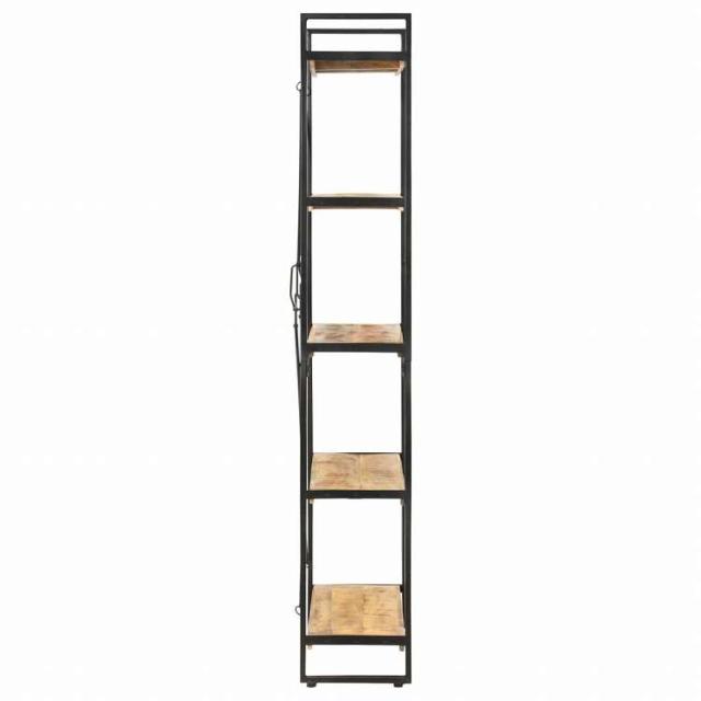 vidaXL 5段 書棚 90x30x180cm マンゴー無垢材家具 棚 本棚・オープンラック(代引不可)【送料無料】_2