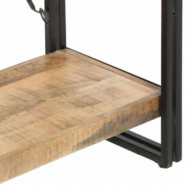 vidaXL 5段 書棚 90x30x180cm マンゴー無垢材家具 棚 本棚・オープンラック(代引不可)【送料無料】_4