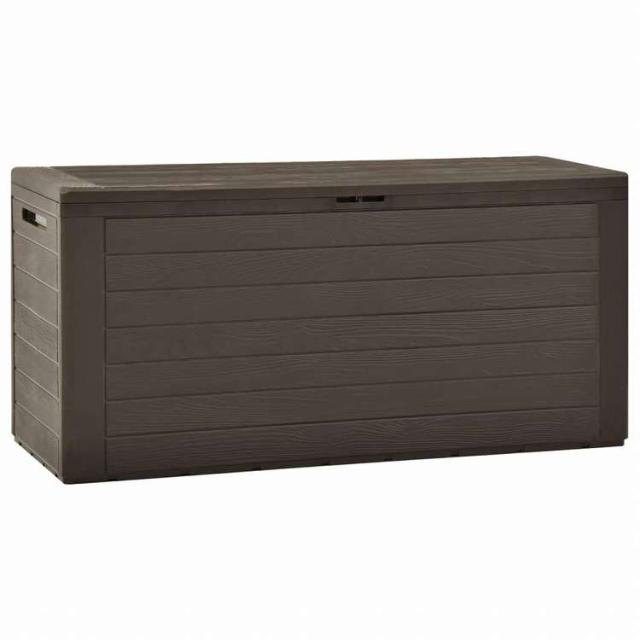 vidaXL ガーデン収納ボックス ブラウン 116x44x55 cm家具 アウトドア家具 屋外収納ボックス(代引不可)【送料無料】