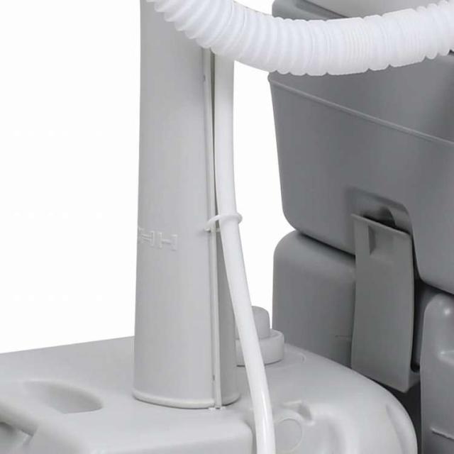 vidaXL ポータブルキャンプ用トイレ&手洗いスタンド グレースポーツグッズ アウトドアレクリエーション キャンプ&ハイキング(代引不可)【送料無料】