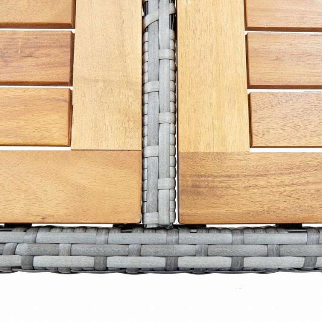 vidaXL 屋外バー7点セット クッション付き ポリラタン製 グレー家具 アウトドア家具 屋外家具セット(代引不可)【送料無料】_8