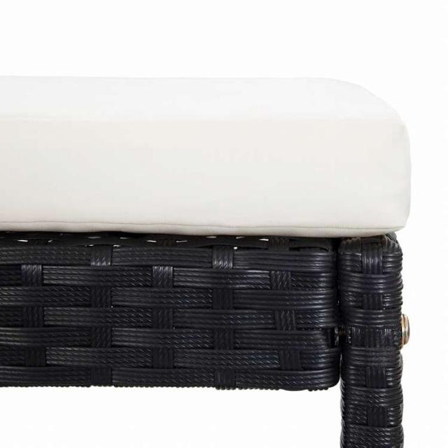 vidaXL 屋外バー9点セット ポリラタン&アカシア材 ブラック家具 アウトドア家具 屋外家具セット(代引不可)【送料無料】_10