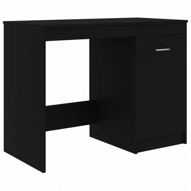vidaXL デスク ブラック 100x50x76cm エンジニアリングウッド家具 オフィス家具 デスク(代引不可)【送料無料】_1