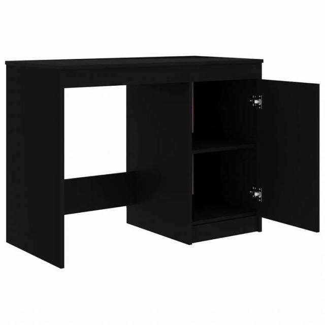 vidaXL デスク ブラック 100x50x76cm エンジニアリングウッド家具 オフィス家具 デスク(代引不可)【送料無料】_3