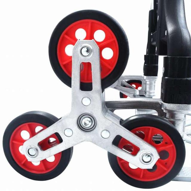 vidaXL 折りたたみ式 階段用 運搬台車 70kg アルミ製 シルバーハードウェア ツール はしご・足場 はしご用カート(代引不可)【送料無料】_6