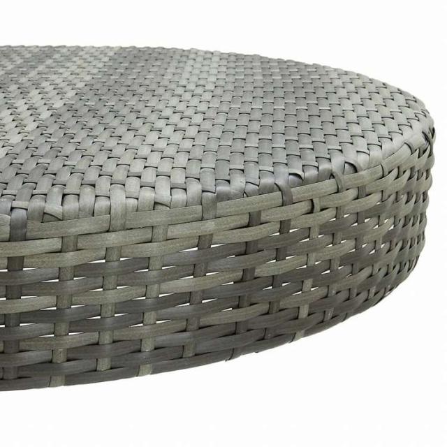 vidaXL ガーデンテーブル グレー 75.5x106cm ポリラタン製家具 アウトドア家具 アウトドアテーブル(代引不可)【送料無料】_2