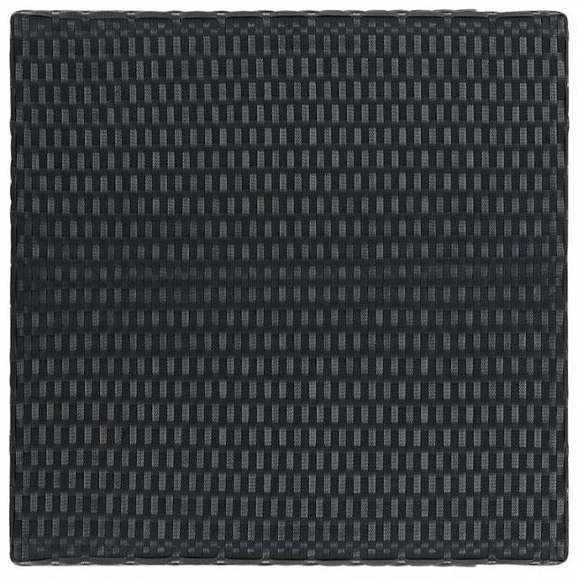 vidaXL ガーデンバーテーブル ブラック 60.5x60.5x110.5 cm ポリラタン製家具 アウトドア家具 アウトドアテーブル(代引不可)【送料無料】_2
