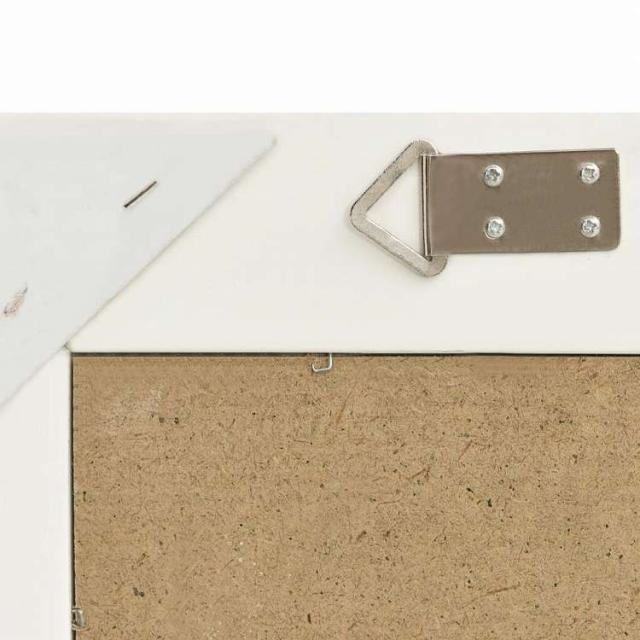 vidaXL ウォールミラー バロック調 50x60cm ホワイトホーム&ガーデン デコレーション 鏡(代引不可)【送料無料】