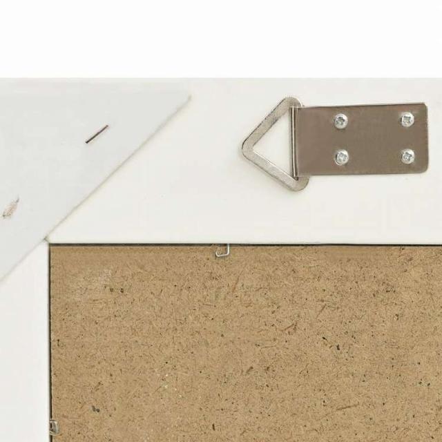 vidaXL ウォールミラー バロック調 60x60cm ホワイトホーム&ガーデン デコレーション 鏡(代引不可)【送料無料】