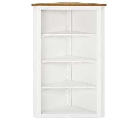 vidaXL コーナーキャビネット 59x36x100cm オーク無垢材家具 キャビネット&amp;収納 収納キャビネット・ロッカー(代引不可)【送料無料】
