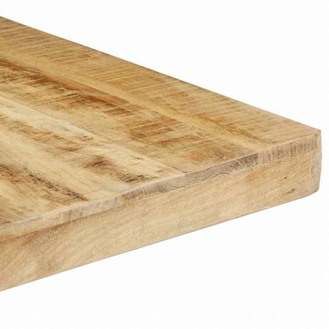vidaXL ダイニングテーブル 160x80x76 cm マンゴーウッド (粗目)家具 テーブル キッチン・ダイニングルームテーブル(代引不可)【送料無料】_3