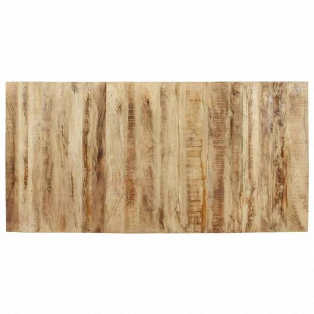 vidaXL ダイニングテーブル 160x80x76 cm マンゴーウッド (粗目)家具 テーブル キッチン・ダイニングルームテーブル(代引不可)【送料無料】_5