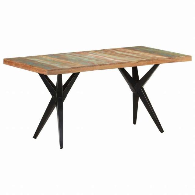 vidaXL ダイニングテーブル 160x80x76 cm 無垢の再生木材家具 テーブル キッチン・ダイニングルームテーブル(代引不可)【送料無料】_10