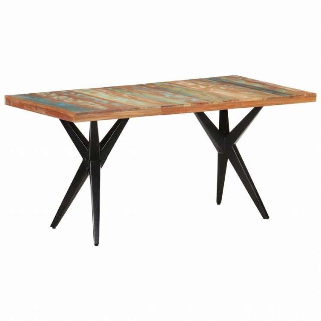 vidaXL ダイニングテーブル 160x80x76 cm 無垢の再生木材家具 テーブル キッチン・ダイニングルームテーブル(代引不可)【送料無料】_7