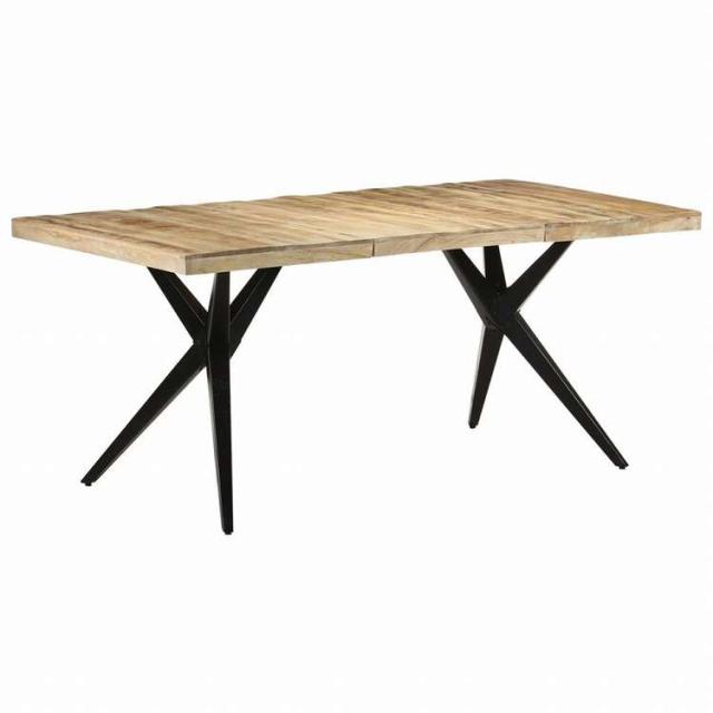 vidaXL ダイニングテーブル 180x90x76cm マンゴーウッド (粗目)家具 テーブル キッチン・ダイニングルームテーブル(代引不可)【送料無料】_7