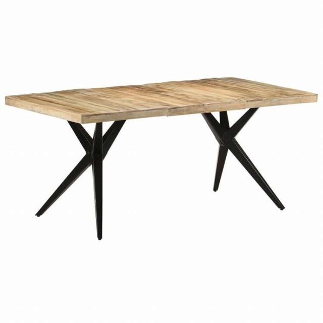 vidaXL ダイニングテーブル 180x90x76cm マンゴーウッド (粗目)家具 テーブル キッチン・ダイニングルームテーブル(代引不可)【送料無料】_8
