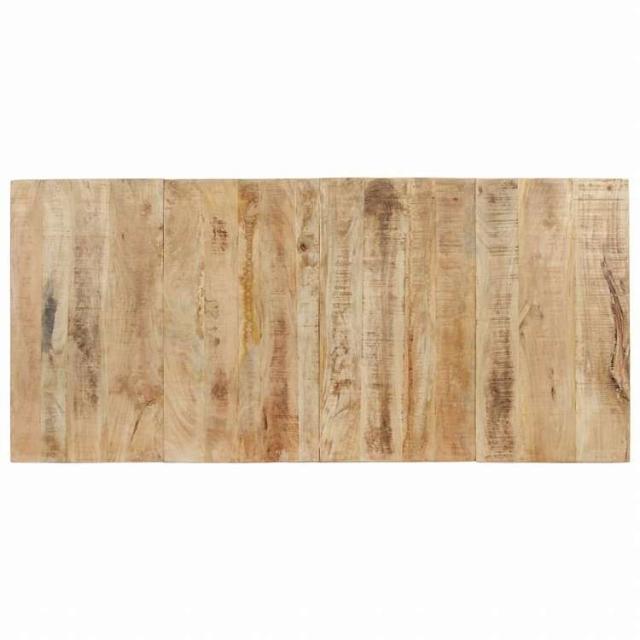 vidaXL ダイニングテーブル 200x90x76cm マンゴーウッド (粗目)家具 テーブル キッチン・ダイニングルームテーブル(代引不可)【送料無料】_3