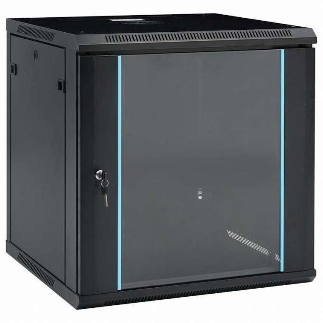 vidaXL 12U壁かけネットワークキャビネット 19インチ IP20 600x600x640 mm電子機器 電化機器用アクセサリ パソコンコンポーネント ストレージデバイス ネットワーク収納システム(代引不可)【送料無