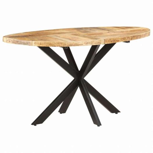 vidaXL ダイニングテーブル 140x80x75 cm マンゴー無垢材家具 テーブル キッチン・ダイニングルームテーブル(代引不可)【送料無料】