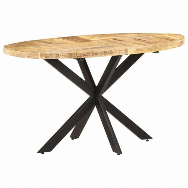 vidaXL ダイニングテーブル 140x80x75 cm マンゴー無垢材家具 テーブル キッチン・ダイニングルームテーブル(代引不可)【送料無料】_8