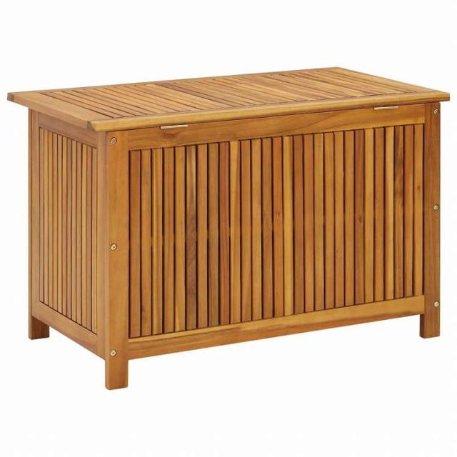 vidaXL ガーデン収納ボックス 90x50x58cm アカシア無垢材家具 アウトドア家具 屋外収納ボックス(代引不可)【送料無料】_4