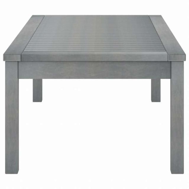 vidaXL コーヒーテーブル 100 x 50 x 33 cm アカシア無垢材 グレー家具 アウトドア家具 アウトドアテーブル(代引不可)【送料無料】_2