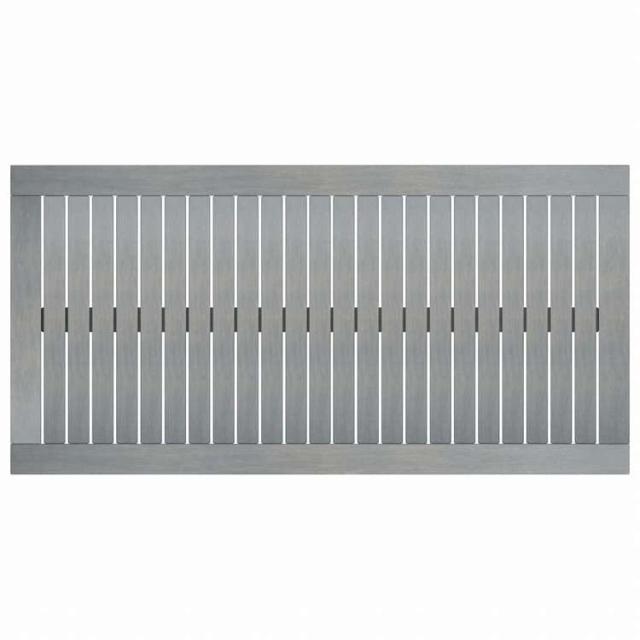 vidaXL コーヒーテーブル 100 x 50 x 33 cm アカシア無垢材 グレー家具 アウトドア家具 アウトドアテーブル(代引不可)【送料無料】_3