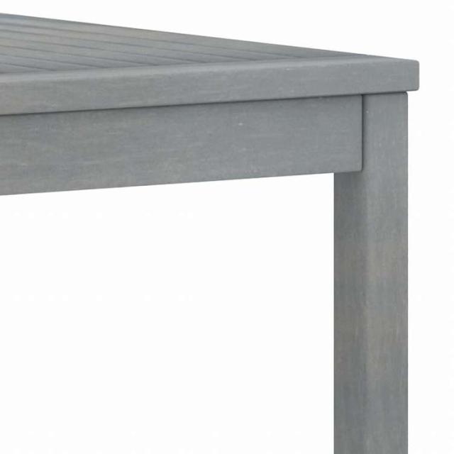 vidaXL コーヒーテーブル 100 x 50 x 33 cm アカシア無垢材 グレー家具 アウトドア家具 アウトドアテーブル(代引不可)【送料無料】_4
