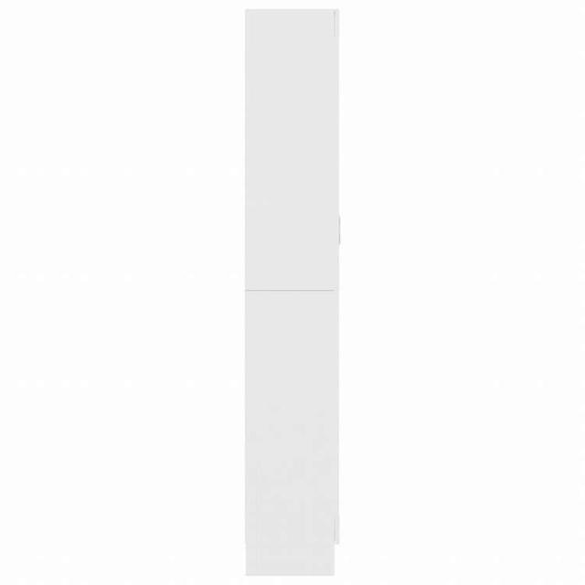 vidaXL ガラスキャビネット ホワイト 82.5x30.5x185.5cm エンジニアリングウッド家具 棚 本棚・オープンラック(代引不可)【送料無料】_6