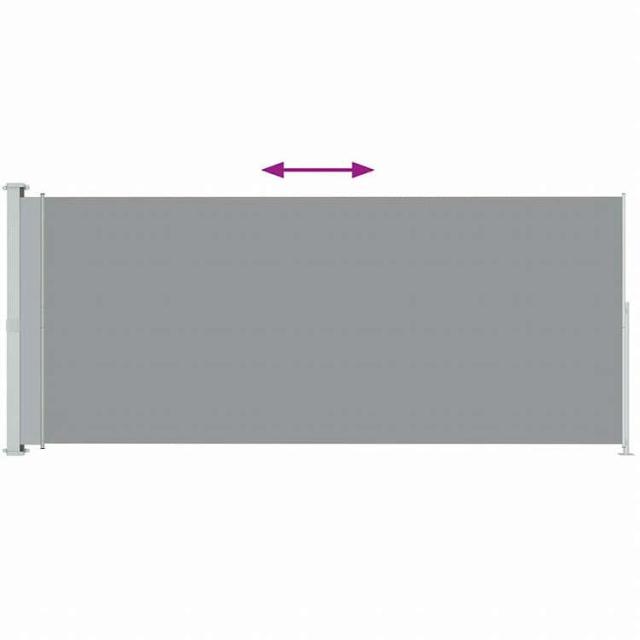 vidaXL パティオ用 引き込み式サイドオーニング 200x500cm グレーホーム&amp;ガーデン 芝&amp;ガーデン アウトドアリビング 屋外用傘・サンシェード(代引不可)【送料無料】_2