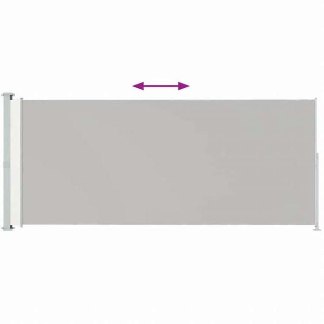 vidaXL パティオ用 引き込み式サイドオーニング 220x500cm グレーホーム&ガーデン 芝&ガーデン アウトドアリビング 屋外用傘・サンシェード(代引不可)【送料無料】_2