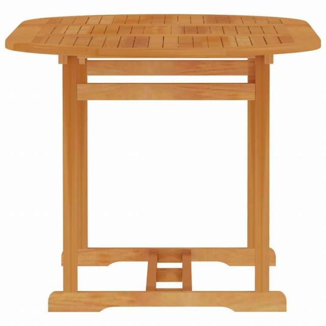 vidaXL ガーデンテーブル 150x90x75cm チーク無垢材家具 アウトドア家具 アウトドアテーブル(代引不可)【送料無料】_2