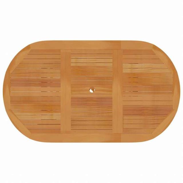 vidaXL ガーデンテーブル 150x90x75cm チーク無垢材家具 アウトドア家具 アウトドアテーブル(代引不可)【送料無料】_3