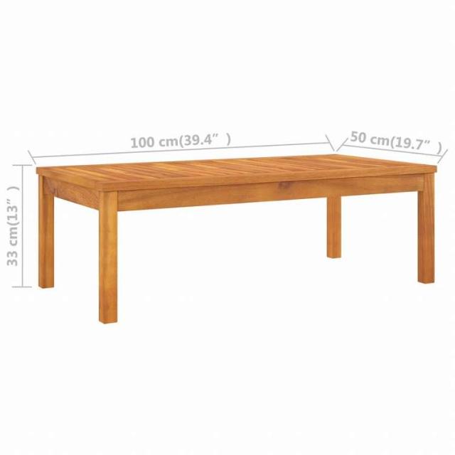 vidaXL ガーデンラウンジ4点セット クッション付き アカシア無垢材家具 アウトドア家具 屋外家具セット(代引不可)【送料無料】_12