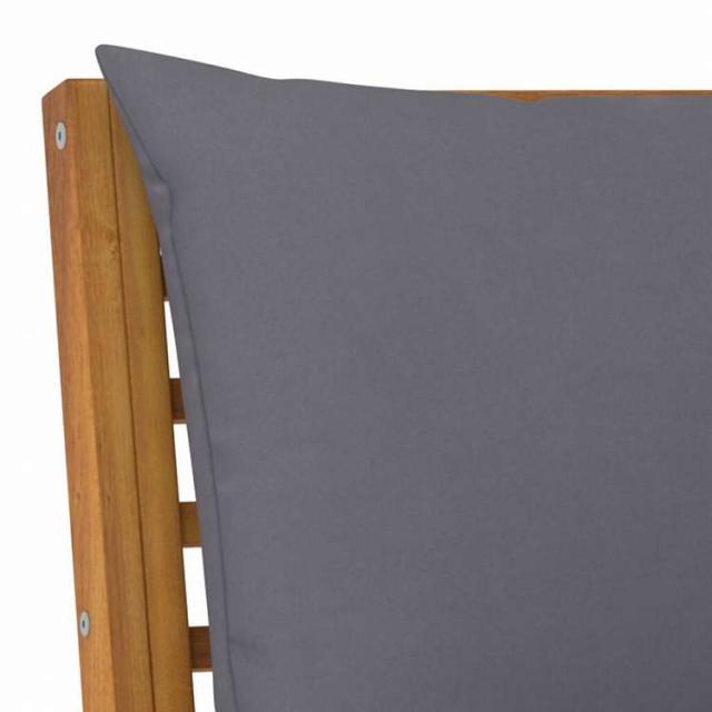 vidaXL ガーデンラウンジ4点セット クッション付き アカシア無垢材家具 アウトドア家具 屋外家具セット(代引不可)【送料無料】_6